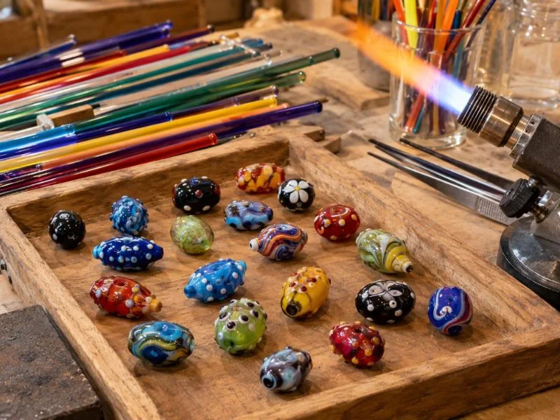 Glass Bead Workshop with Two Artists